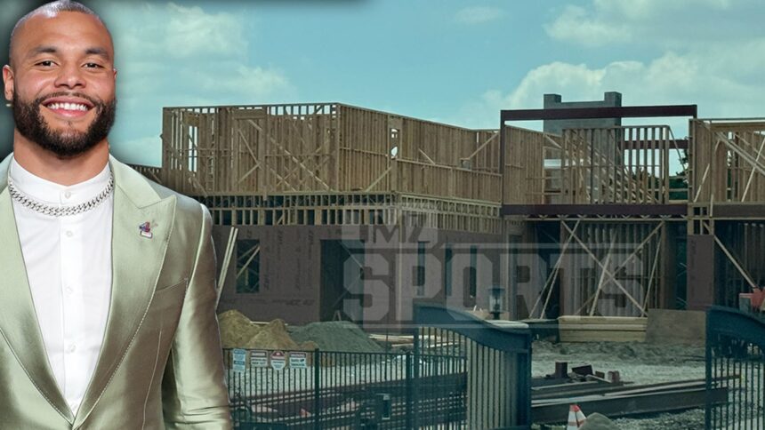 L'enorme dimora del Texas di Dak Prescott prende forma