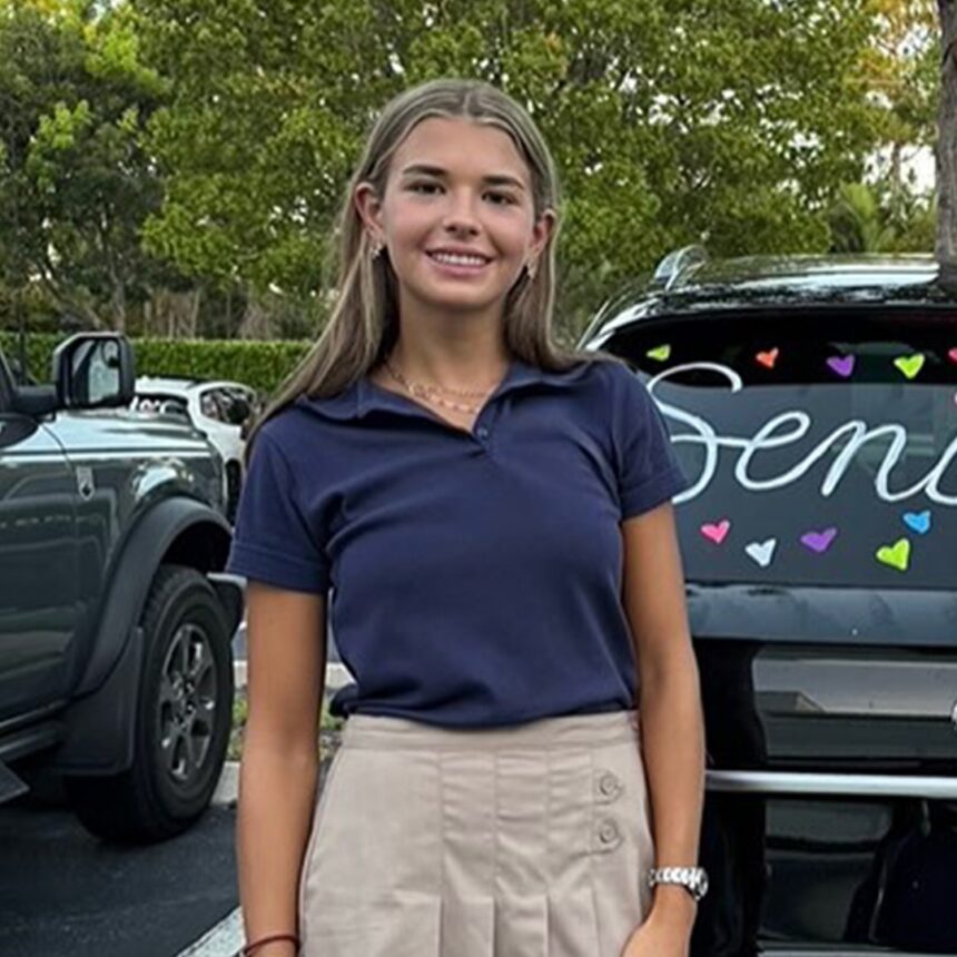 La nipote di Donald Trump Kai Trump inizia l'anno