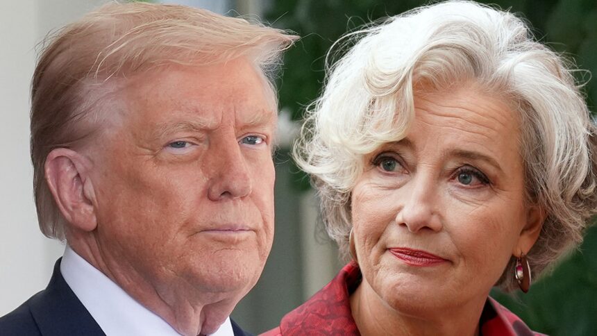 Emma Thompson dice che Donald Trump era fondamentalmente "stalking" subito dopo il divorzio