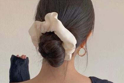 The Big Hair Scrucia Bun Trend: Shop Jumbo Scrunchies