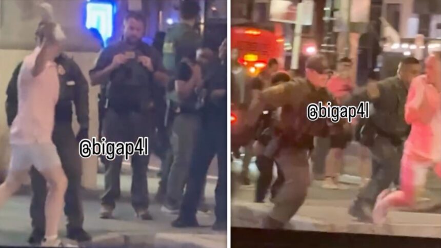 Agente federale assalito con sandwich su telecamera, DC Man inseguì, accusato