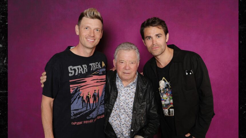 Nick Carter Fanboys fuori a Las Vegas con icone "Star Trek"