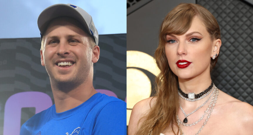 Jared Goff reagisce a Taylor Swift che lo attraversa sul podcast "New Heights"