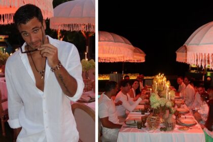Le foto del compleanno di Pierpaolo Pretelli che ha festeggiato 35 anni in Puglia con una cena in campagna - Gossip.it