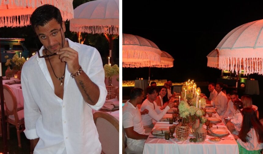 Le foto del compleanno di Pierpaolo Pretelli che ha festeggiato 35 anni in Puglia con una cena in campagna - Gossip.it