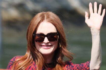 Selfie senza trucco di Julianne Moore