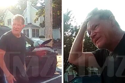 Star Dylan Walsh di 'Nip/Tuck' visto su un video di polizia scioccante dopo il grande incidente automobilistico