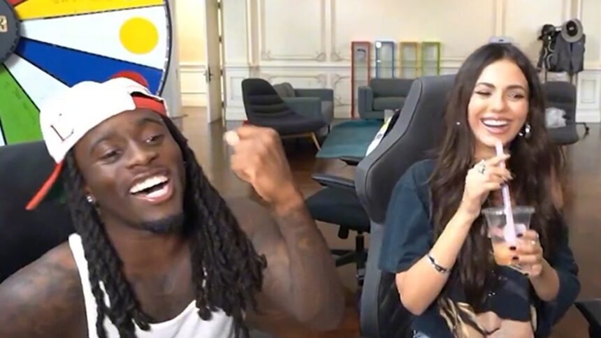 Victoria Justice e Kai Cenat Groove a Marvin Gaye su Mafiathon 3 Stream