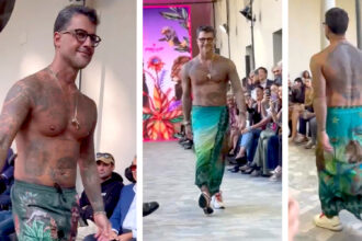 A Fabrizio Corona sfila in costume a 51 anni tra tattoo e abbronzatura: tutti gli occhi sono per lui, guarda - Gossip.it