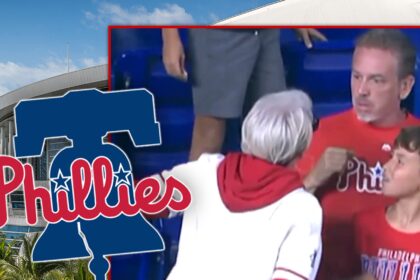Il fan di "Karen" di Phillies diventa virale per aver rubato la palla di risorse umane dal giovane ragazzo