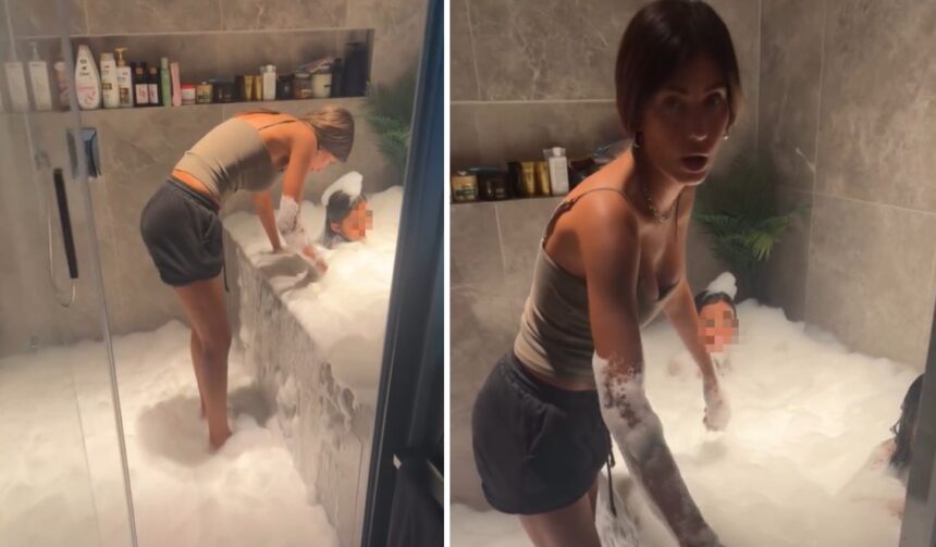 Le figlie di Federica Nargi usano bagnoschiuma durante l'idromassaggio nella casa extralusso di Milano, succede un disastro: guarda - Gossip.it