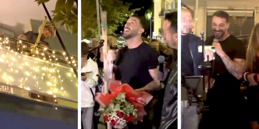 Andreas Muller, serenata a sorpresa per Veronica Peparini poche ore prima del loro matrimonio - Gossip.it