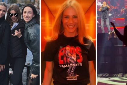 Tutti i figli della Hunziker e di Ramazzotti insieme ad Amsterdam per il concerto di Eros: ci sono anche le bambine di Tomaso Trussardi, guarda - Gossip.it