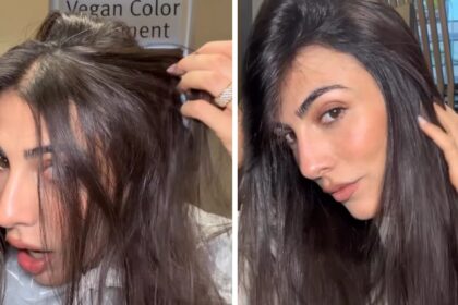 Giulia Salemi mostra i capelli bianchi prima di fare un trattamento colore vegano: le immagini - Gossip.it