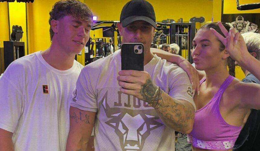 Cristian e Chanel Totti si allenano in palestra con il compagno di una famosa attrice: scopri chi è - Gossip.it