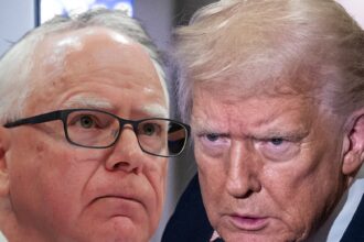 Tim Walz risponde al fuoco dopo che Donald Trump gli ha rivolto parole ingiuriose