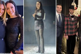 Aurora Ramazzotti al Christmas Gala che conduce a Milano porta tutta la famiglia: compagno, mamma, suocera e cognata - Gossip.it