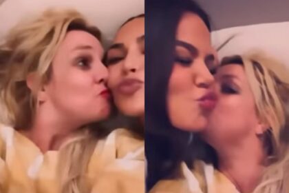 Britney Spears condivide il video di Night In con Kim e Khloe Kardashian