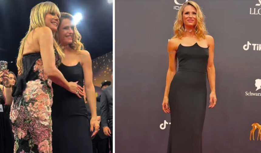 Michelle Hunziker super chic a Monaco di Baviera: sul red carpet sono abbracci e baci con Heidi Klum, guarda - Gossip.it