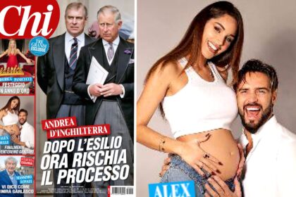 Delia Duran mostra il pancione di quattro mesi: Alex Belli in ginocchio lo accarezza, foto - Gossip.it