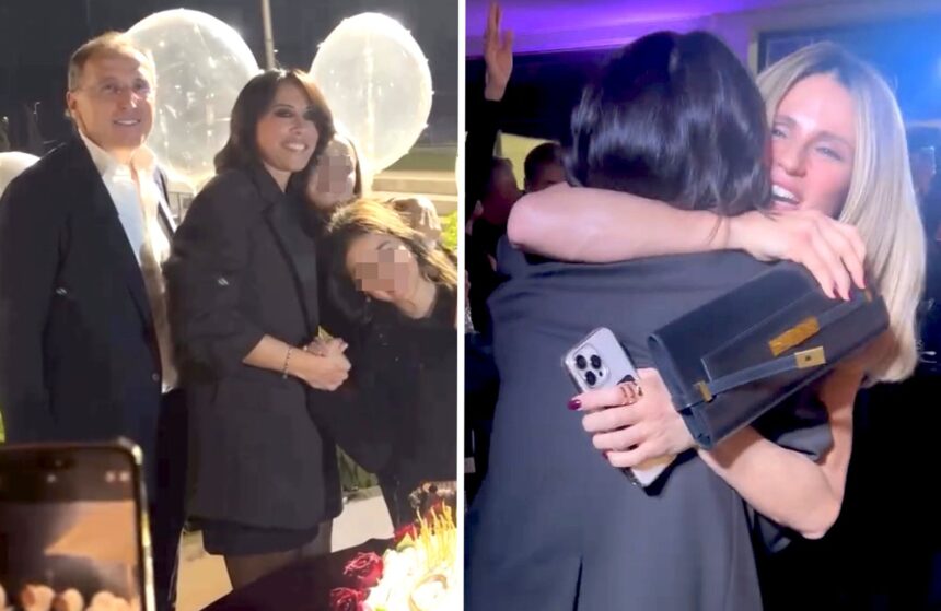 Michelle Hunziker vola da Milano a Roma per la festa di Nunzia De Girolamo che ne ha fatti 50: le immagini - Gossip.it