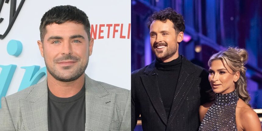 Zac Efron diventa virale al "DWTS" per aver chiesto alla mamma della colonna sonora di Dylan
