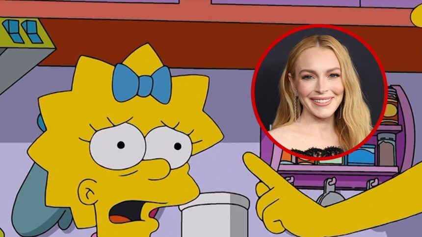 Lindsay Lohan pubblica un teaser del suo debutto nei panni della futura Maggie in "I Simpsons"