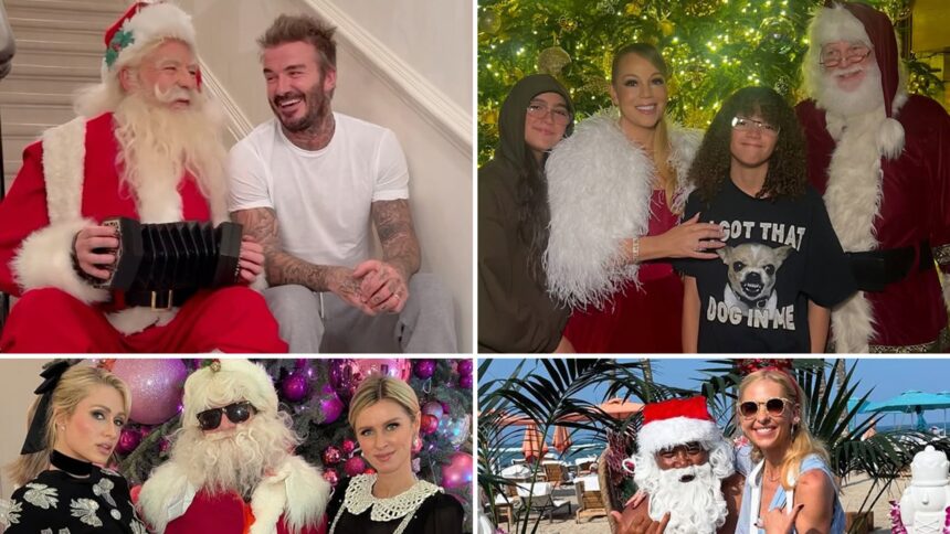 Stars With Santa Claus ... Ho, Ho, Ho!