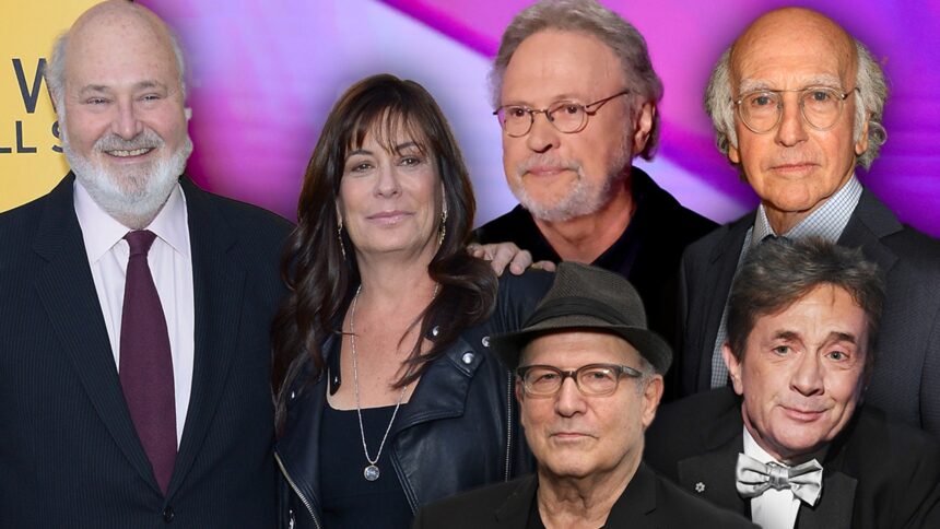 Billy Crystal, Larry David, Martin Short e Albert Brooks onorano Rob e Michele Reiner