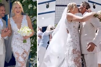 ''Un assaggio di felicità'': Natasha Stefanenko e Luca Sabbioni si sono sposati in chiesa a 30 anni dal sì in Comune, le foto - Gossip.it