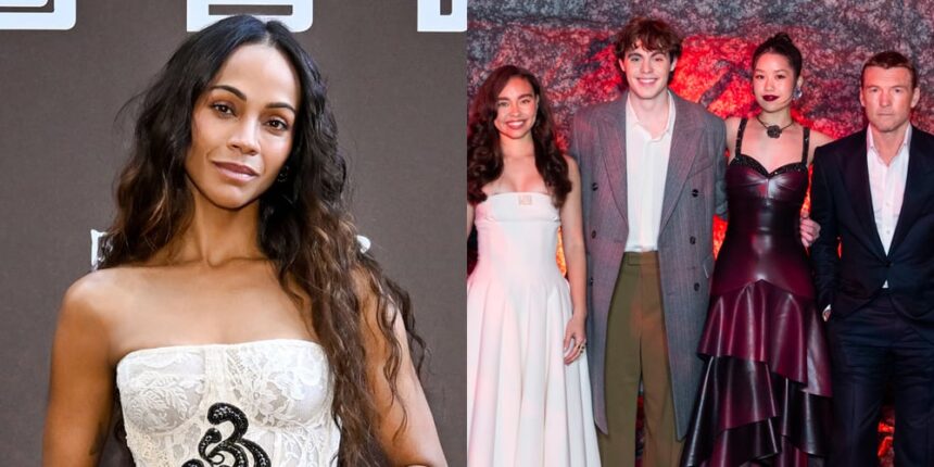 Zoe Saldaña, Sam Worthington e altri continuano il tour stampa globale di "Avatar: Fire & Ash" con 3 diverse première