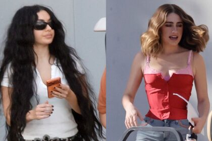Charli xcx e Rachel Sennott si uniscono per girare un nuovo spot pubblicitario a Los Angeles