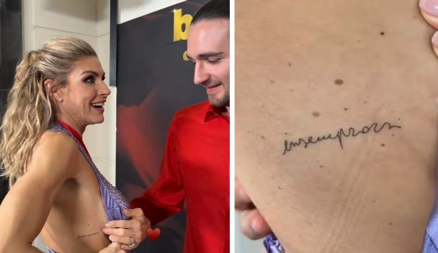 Martina Colombari per celebrare Ballando con le Stelle si è fatta un nuovo tatuaggio: ecco cosa si è fatta scrivere sulla pelle - Gossip.it