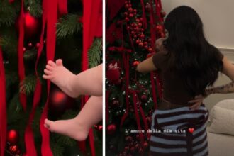 ''Con questi piedini'': Giulia De Lellis euforica per il primo Natale della figlia Priscilla - Gossip.it