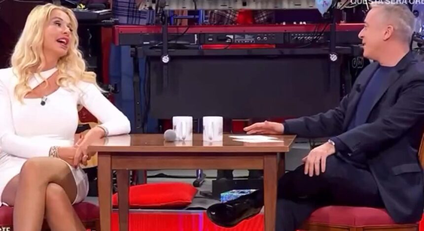 ''Lo hai deciso tu'': Pierluigi Diaco dà il ben servito a Valeria Marini in diretta tv, lei replica piccata - Gossip.it