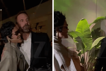 Teyana Taylor, Matt Damon e Ben Affleck festeggiano dopo la première di "Rip": video