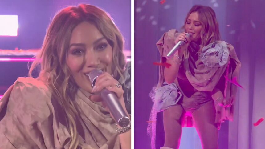 Hilary Duff esegue per la prima volta in assoluto "What Dreams Are Made Of".