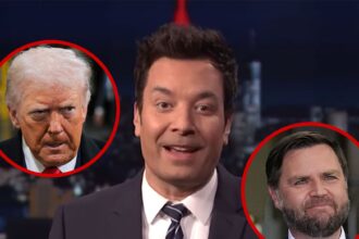 Jimmy Fallon prende in giro Trump definendolo Big Baby dopo l'annuncio della gravidanza di Vance
