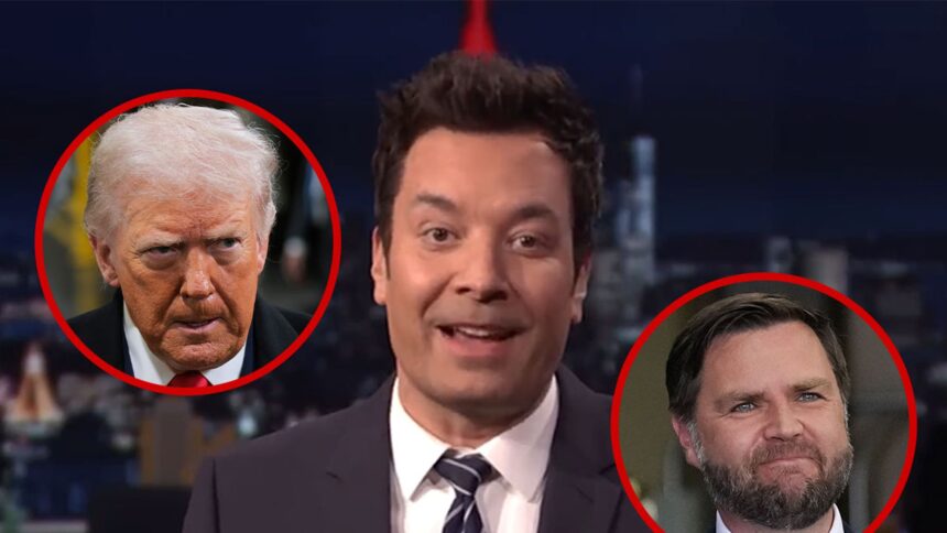 Jimmy Fallon prende in giro Trump definendolo Big Baby dopo l'annuncio della gravidanza di Vance