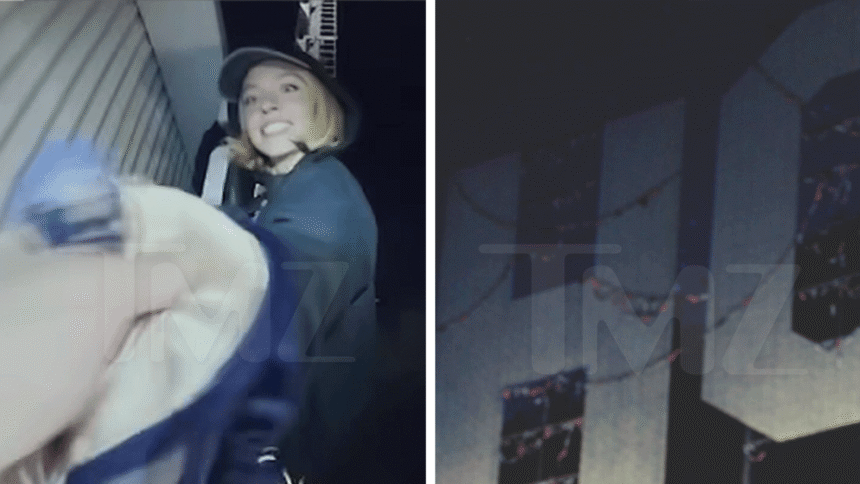 Sydney Sweeney scala l'insegna di Hollywood in reggiseno in una mossa legalmente rischiosa