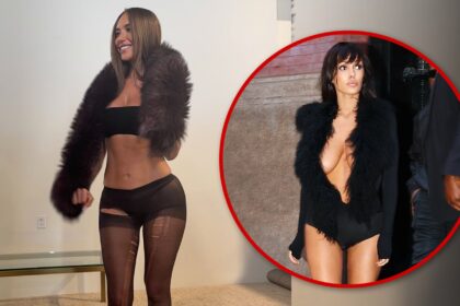 Stassie Karanikolaou interpreta Bianca Censori in Tiny Outfit