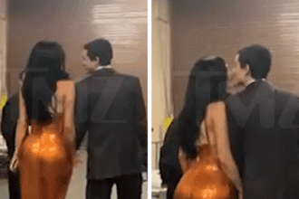 Kylie Jenner bacia Timothée Chalamet nel backstage del Palm Springs Film Festival