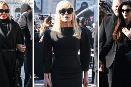 Da Simona Ventura a Donatella Versace e Anne Hathaway: i vip di tutto il mondo al funerale di Valentino, foto - Gossip.it