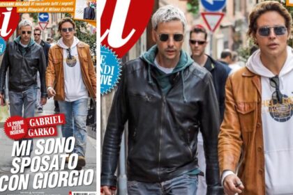 Gabriel Garko e il marito Giorgio paparazzati in strada a Roma: le prime foto della coppia, ecco chi è lui - Gossip.it