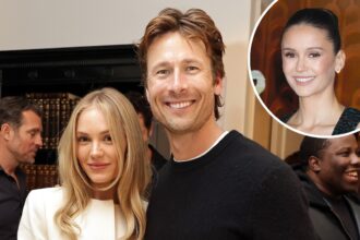 Glen Powell, fidanzata Michelle Randolph con l'ex Nina Dobrev: foto