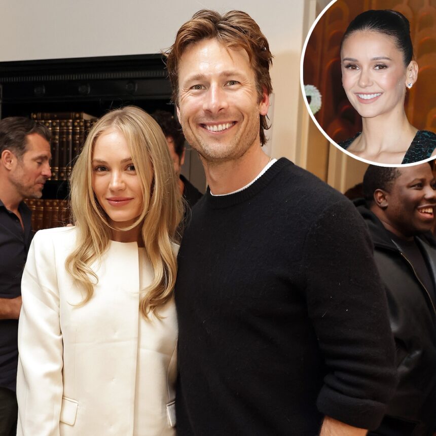 Glen Powell, fidanzata Michelle Randolph con l'ex Nina Dobrev: foto