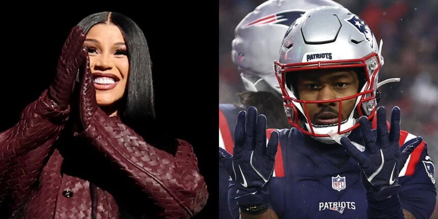 Cardi B reagisce al fidanzato Stefon Diggs e ai New England Patriots che avanzano al campionato AFC