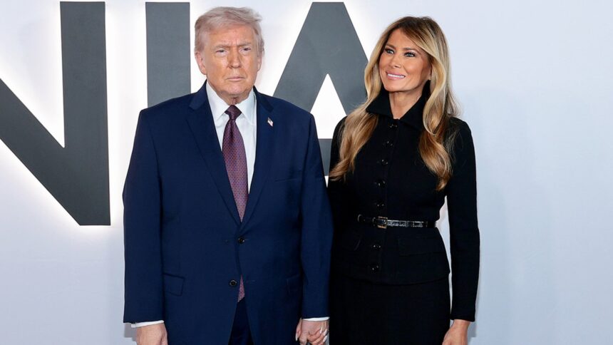 I membri del gabinetto del presidente Trump si presentano alla première di "Melania".