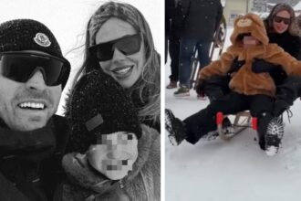 Ilary Blasi a Francoforte con la figlia Isabel da Bastian Muller: le tenere immagini dei tre sullo slittino, guarda - Gossip.it