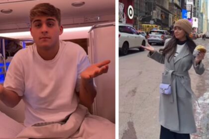 ''Ma…se andassimo a mangiarci un hamburger?'': Davide Bonolis e Martina Dotti sono volati a NY in Business Class - Gossip.it